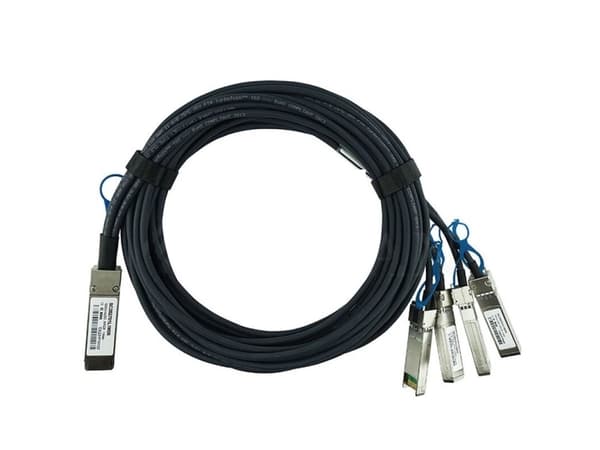 BlueOptics EMC DAC-QSFP-4SFP28-25G-3M, 3 m, QSFP28, 4x SFP28, uros/naaras, musta