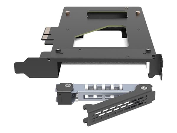 ICY Dock ToughArmor MB111VP-B - Bevegelig lagerrack - U.2 / U.3 SSD mobilstativ - 2.5" - NVMe - PCIe 4.0 x4 - svart