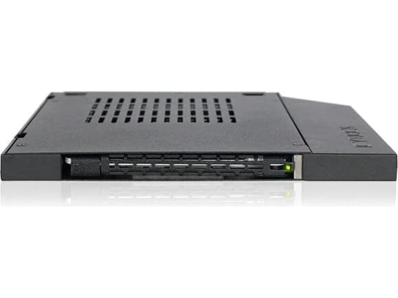 Icy Dock MB411SPO-2B, 2.5", Bærepanel, Sort, 2.5", Metall, Plast, 7 mm