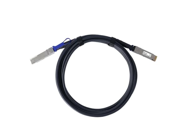 BlueOptics MCP1660-W01AE30-BL, 2 m, QSFP-DD, QSFP-DD, uros/naaras, musta, 400 Gbit/s.