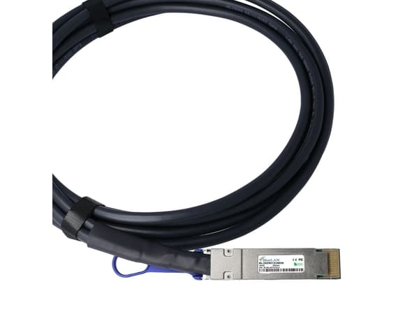 BlueOptics CAB-D-D-400G-2M-BL, 2 m, QSFP-DD, QSFP-DD, Hankjønn/hankjønn