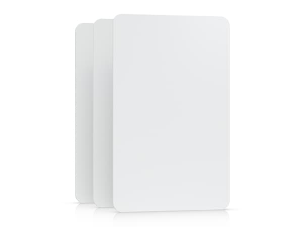 Ubiquiti UA-Card-W-10, Närhetskort, 13,56 MHz, Vit, 10 styck, 85,6 mm, 54 mm