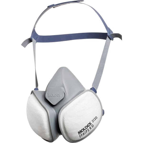 Moldex CompactMask 5120 Andningsskydd, engångshalvmask FFA1P2 R D EN 405 DIN 405