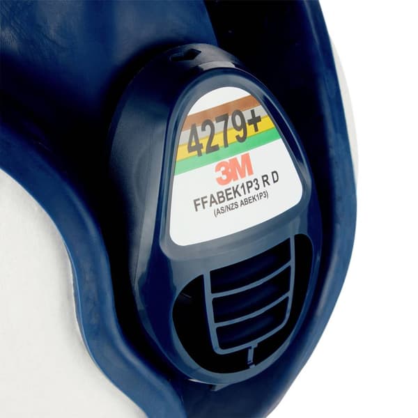 3M 4279+ Andningsskydd halvmask FFABEKP3 R D EN 405 DIN 405