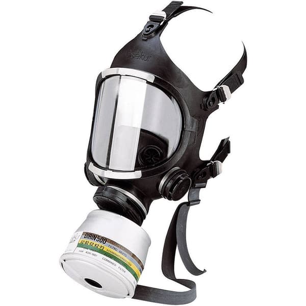 Ekastu C607/F 466 607 Andningsskydd helmask ohne Filter Storlek: 1size EN 136, EN 148-1 DIN 136, DIN 148-1