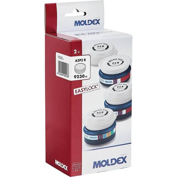 Moldex 901001 EasyLock Partikel Partikelfilter Filterklass/skyddsnivå: P1RD 20 st