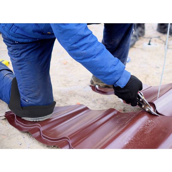 TOOLCRAFT TO-4997196 Gel-knäskydd Svart 1 par