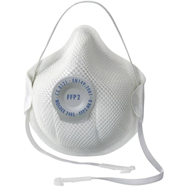 Moldex Smart 248501 Dammskyddsmask med ventil FFP2 D 20 st EN 149:2001, EN 149:2009 DIN 149:2001, DIN 149:2009