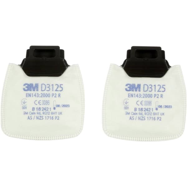 3M D3125 Secure Click P2 R Partikelfilter 2 st