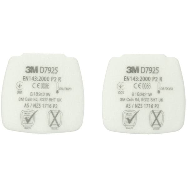 3M D7925 Secure Click D7925 P2 R Partikelfilter 4 st