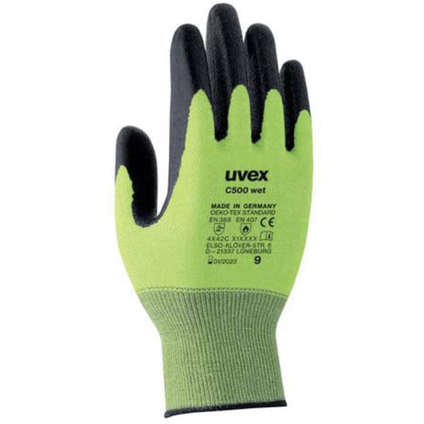 uvex C500 wet 6049207 Skärskyddshandskar Storlek (handskar): 7 EN 388-4121 1 par