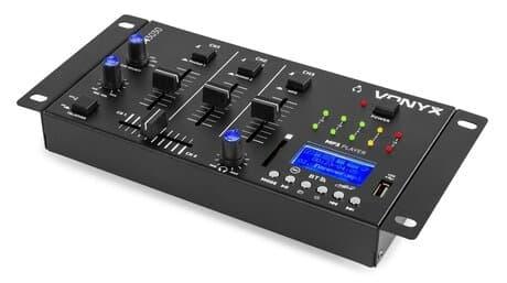 Vonyx STM3030 Mixer 4kanaler, BT, MP3/Inspeln/LED