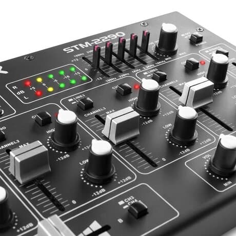 Vonyx STM-2290 Mixer 6kanaler/eff/USB/MP3/BT