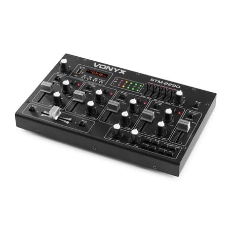 Vonyx STM-2290 Mixer 6kanaler/eff/USB/MP3/BT