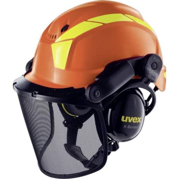 uvex 9772 9774237 Skyddshjälm för skog Orange
