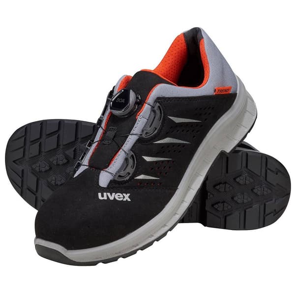 uvex 6908 6908242 Säkerhetslågskor S1P Skostorlek (EU): 42 Svart/Röd 1 par