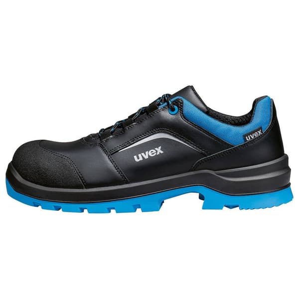 uvex 2 xenova® 9555243 ESD Säkerhetsskor S3 Skostorlek (EU): 43 Svart, Blå 1 par