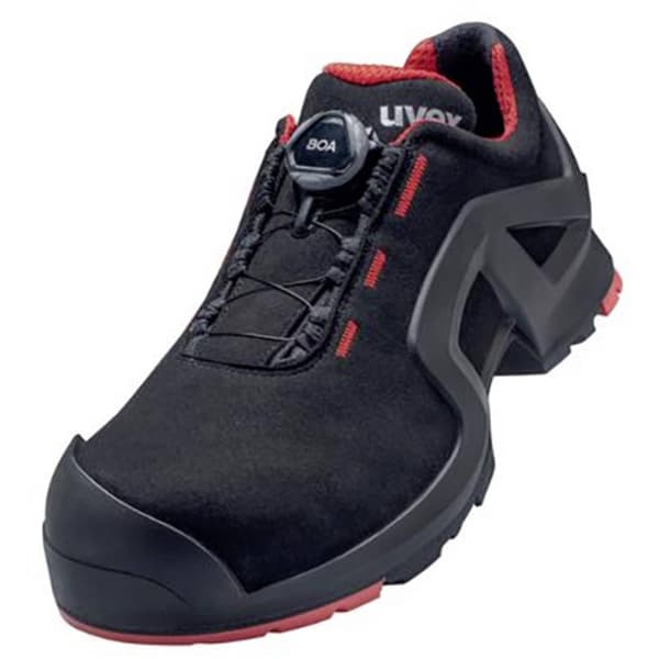 uvex 6567 6567244 Säkerhetslågskor S3 Skostorlek (EU): 44 Svart/Röd 1 par