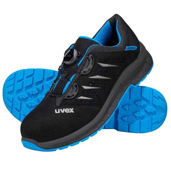 uvex 6938 6938244 Säkerhetslågskor S1P Skostorlek (EU): 44 Svart/Blå 1 par