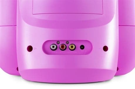 FENTON SBS30P Karaoke System med CD , 2 x mikrofoner, Rosa