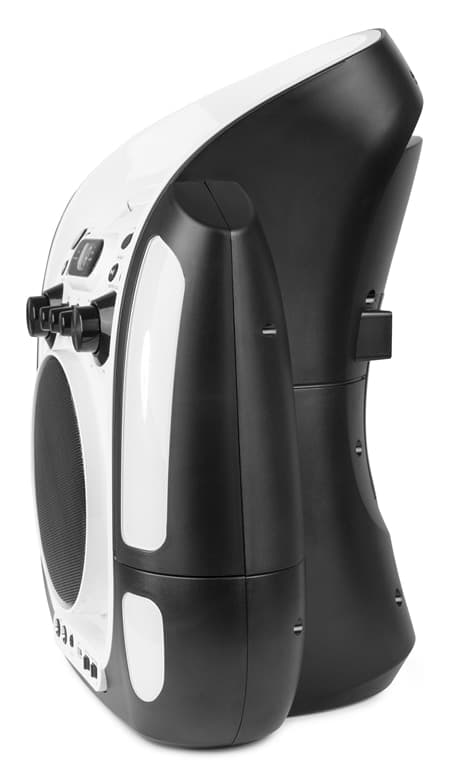 FENTON SBS30W Karioka System med CD och 2 Mikrofoner, vit