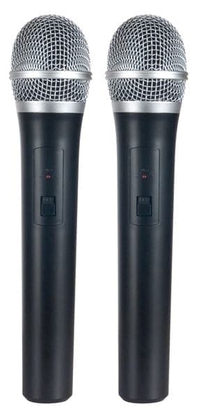 Vonyx STWM712, Trådlös mikrofon, 2 kanaler