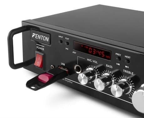 Fenton AV344 Karaoke förstärkare, MP3 med batter