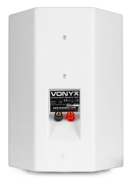 Vonyx ODS65W 2-vägs högtalarset med monteringsfästen - 120W