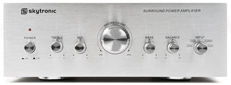 skytronic AV400 förstärkare aluminium färgad