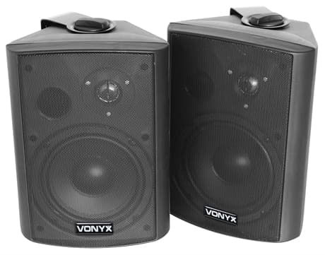 Vonyx ODS65B Högtalarset, 6.5" 120W Svart