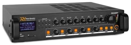 Power Dynamics PDV240MP3 240W/100V 4 zons Förstärkare,BT