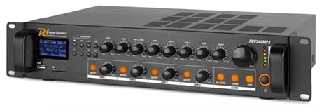Power Dynamics PDV240MP3 240W/100V 4 zons Förstärkare,BT