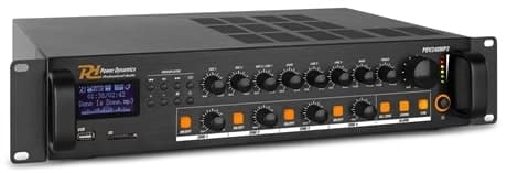 Power Dynamics PDV240MP3 240W/100V 4 zons Förstärkare,BT