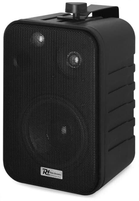 Power Dynamics BV40B högtalarSet 4" 50W 100V, 8ohm svart. 1-par