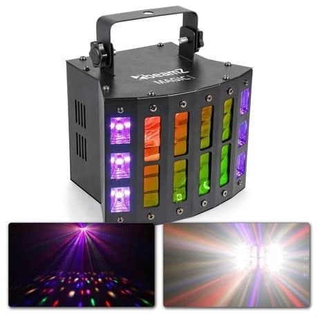 BeamZ Magic1 - LED Derby, blacklight och stroboskop i ett Svart