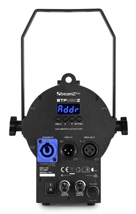 BeamzPro BTF050Z Mini Fresnell Zoom, 50W WW+CW