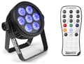 Miniatyrbild 3 av 3: BeamZPro BAC500 ProPar Alu 7x14W 7in1 DMX