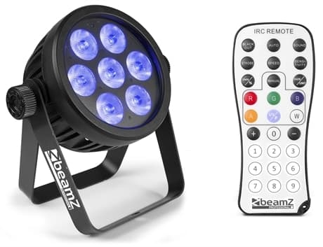 BeamZPro BAC500 ProPar Alu 7x14W 7in1 DMX