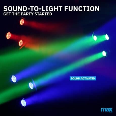 MAX PartyPar 12x1W RGBW DMX