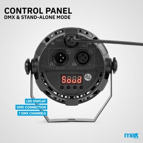 MAX PartyPar 12x1W RGBW DMX