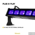 Miniatyrbild 10 av 11: BeamZ BUV63 LED bar 6x3W UV