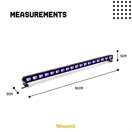 BeamZ BUV183 LED UV blacklight bar
