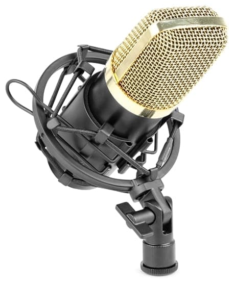 Vonyx CM400B Studio kondensator mikrofon, svart