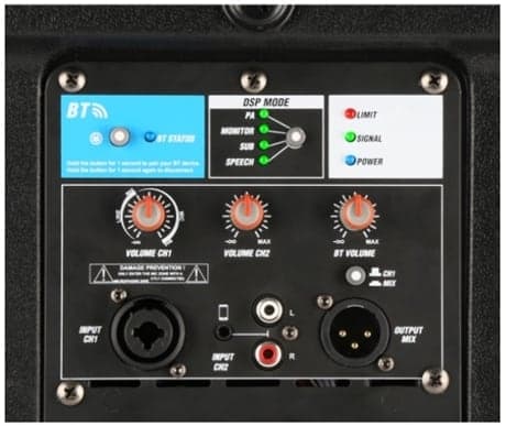 Power Dynamics PD410A 2 x slutsteg, Aktiv högtalare 10"