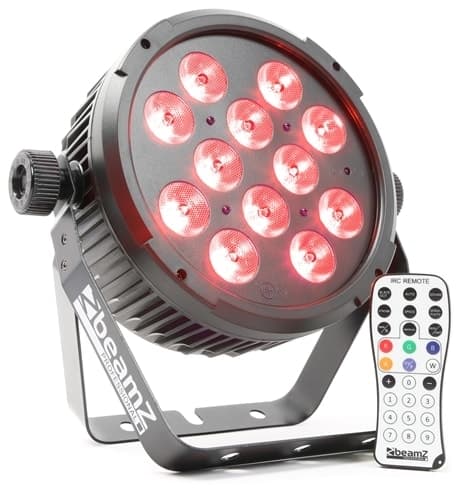 Beamz BT310 Flat PAR 12x6W 4-1 DMX IRC