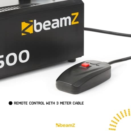 Rökmaskin med rökvätska. BeamZ S500P Rökmaskin i nklusive vätska