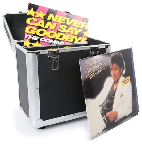 Power Dynamics RC80 12", Vinyl skivcase, svart