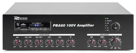 Power Dynamics PBA60 100V, Förstärkare, 60W USB/MP3/BT