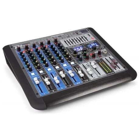 Power Dynamics PDM-S804 Scen Mixer 8 kanaler, BT, DSP/MP3