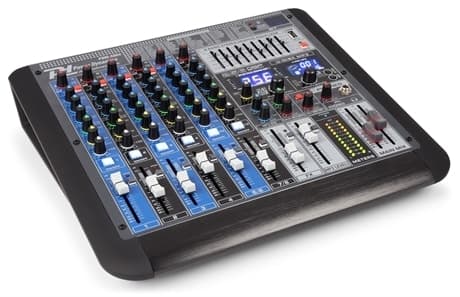 Power Dynamics PDM-S804 Scen Mixer 8 kanaler, BT, DSP/MP3